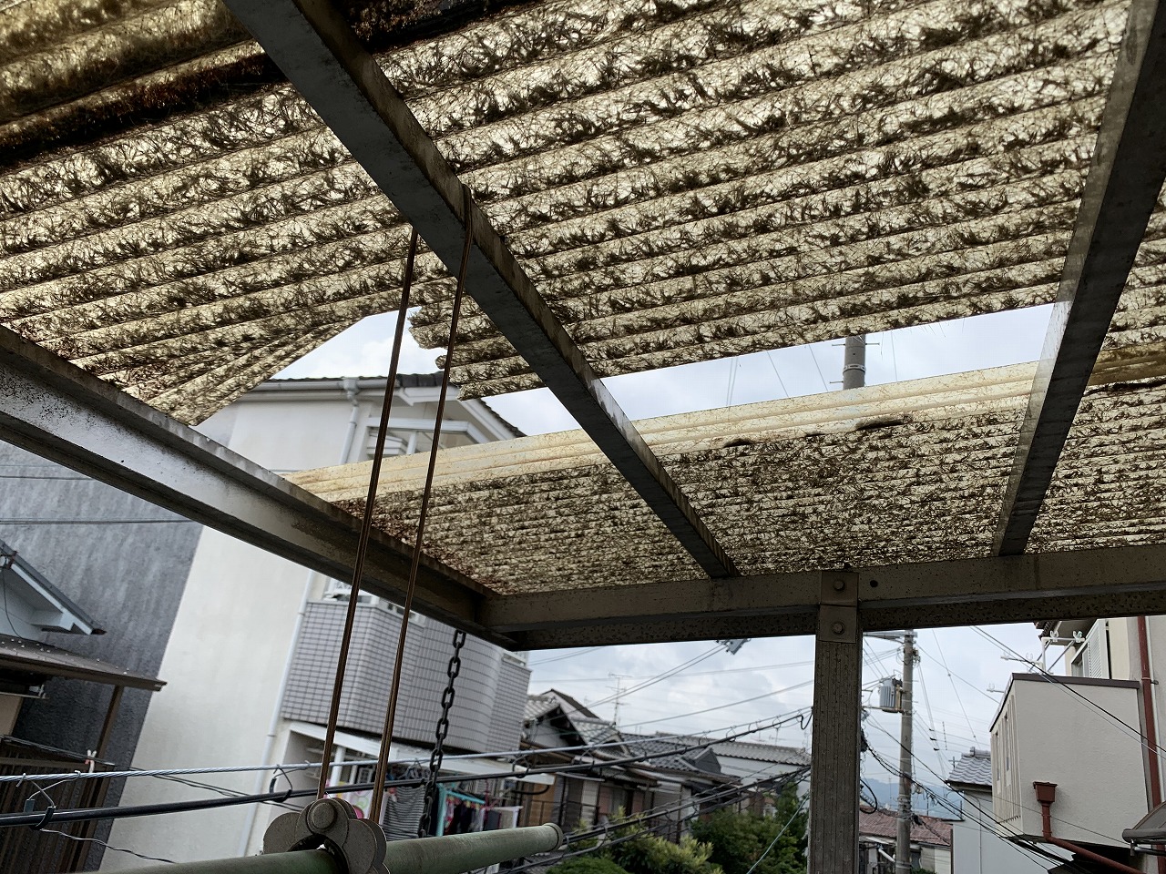 枚方市波板飛散