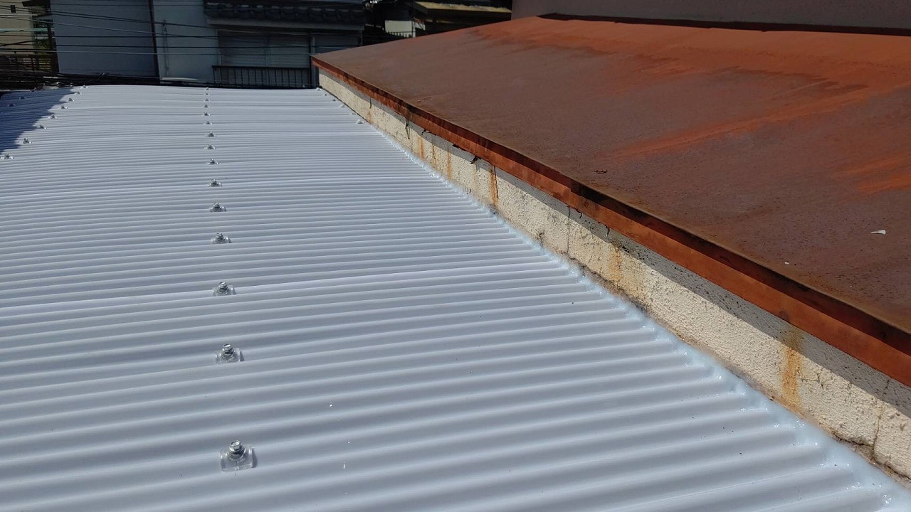 大阪市波板貼り替え工事