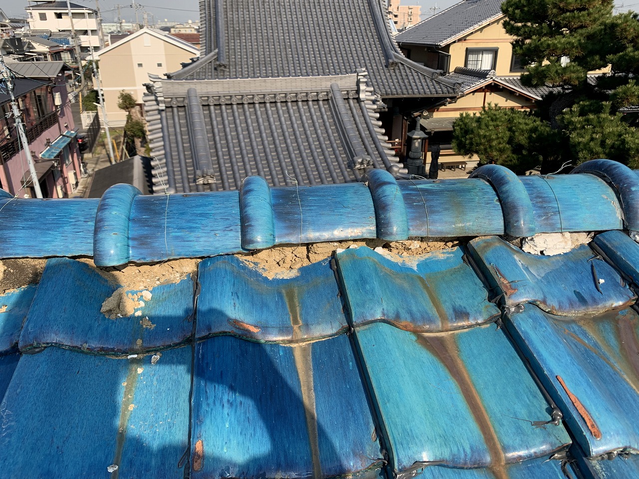 寝屋川市青緑瓦棟部分