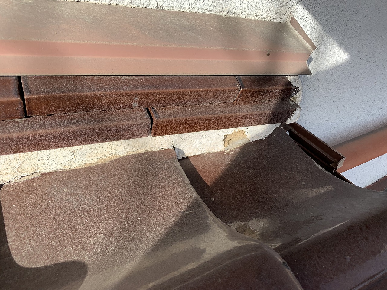 豊中市壁際漆喰