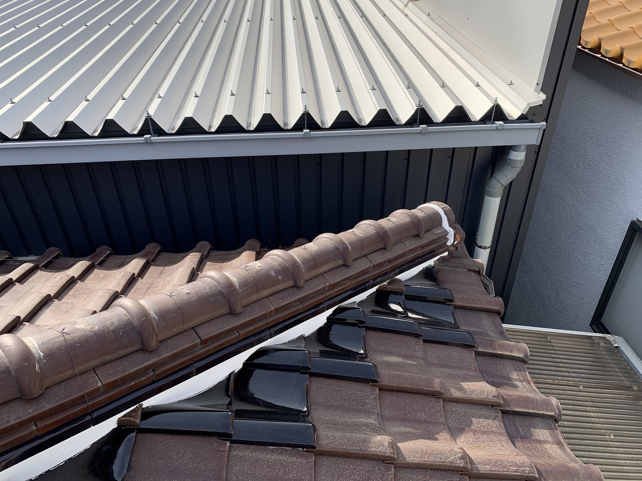 豊中市屋根漆喰修繕