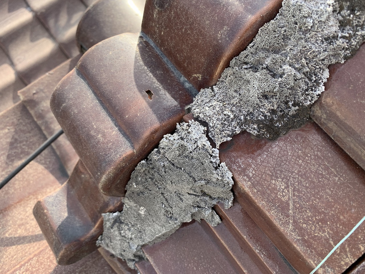 豊中市漆喰鬼瓦回り