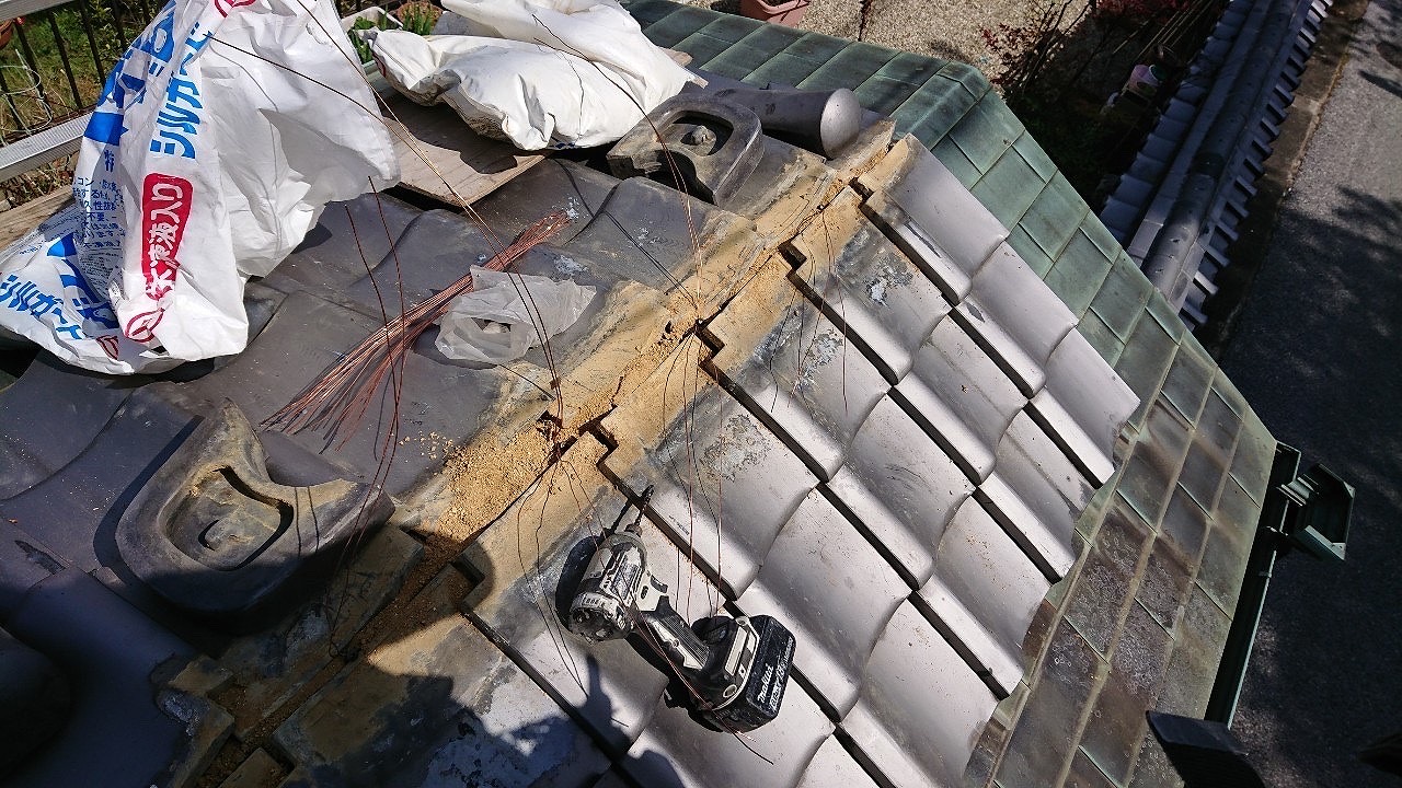 生駒郡門屋解体