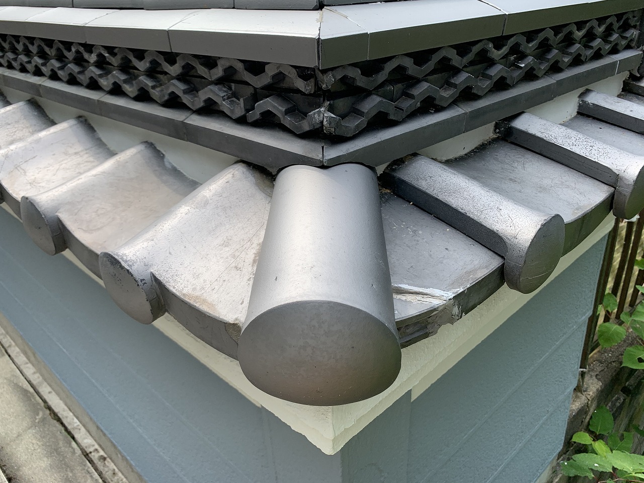 平群町擁壁塗装完了