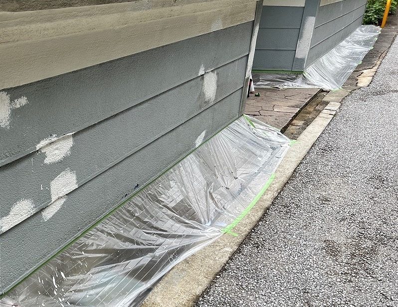 平群町擁壁下地補修