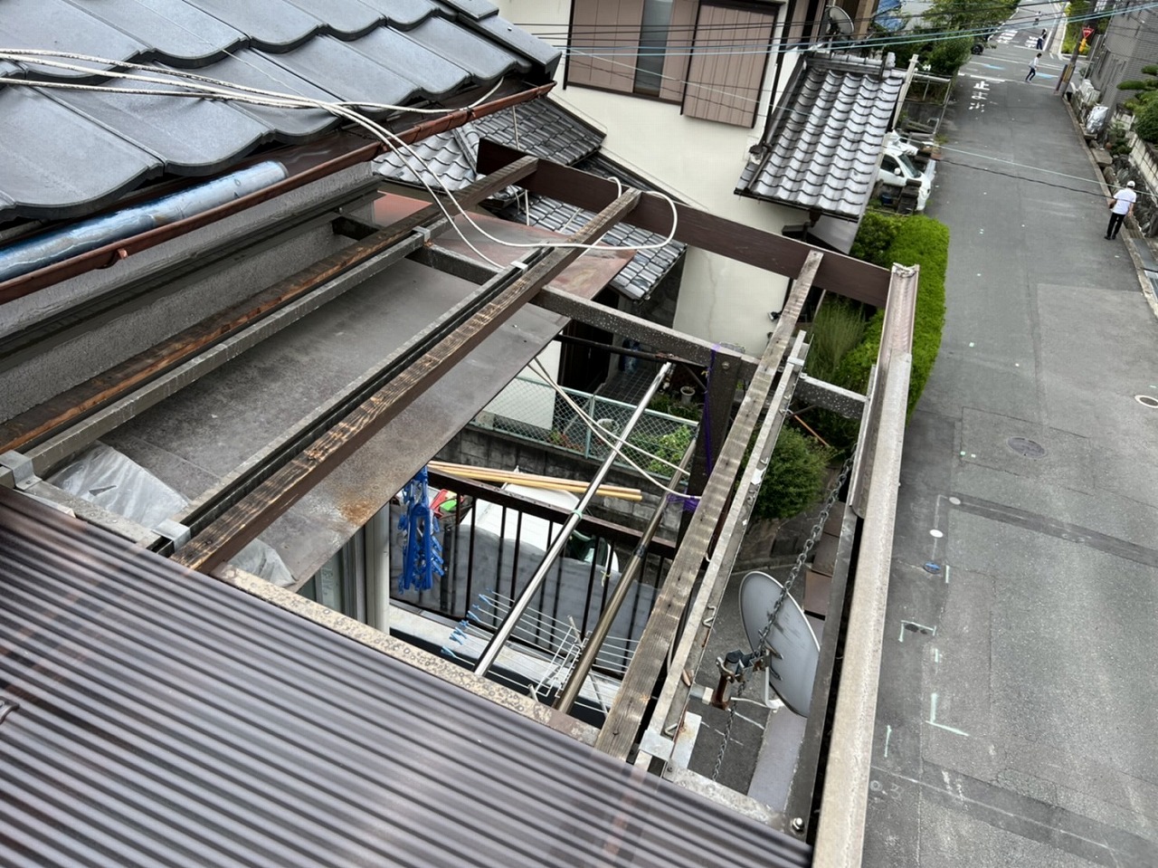 枚方市ポリカ取付