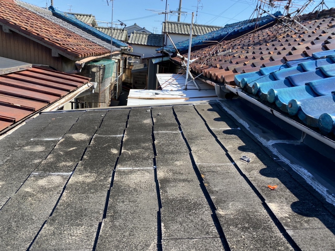 松原市カラーベスト施工