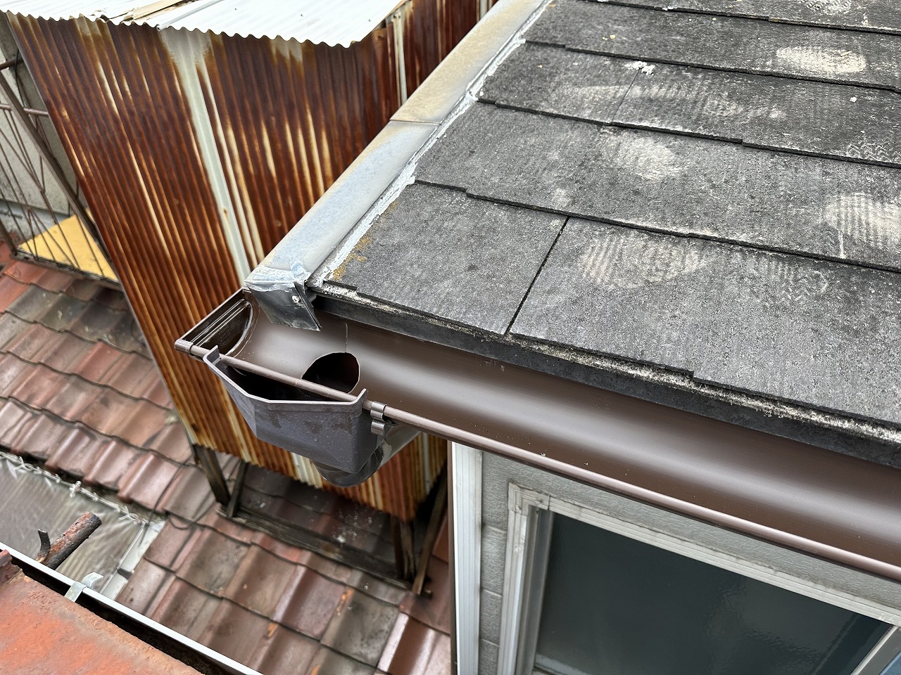 松原市雨樋新設