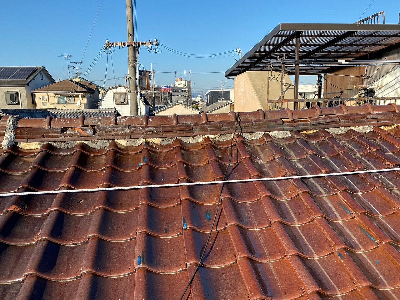 守口市棟瓦調査