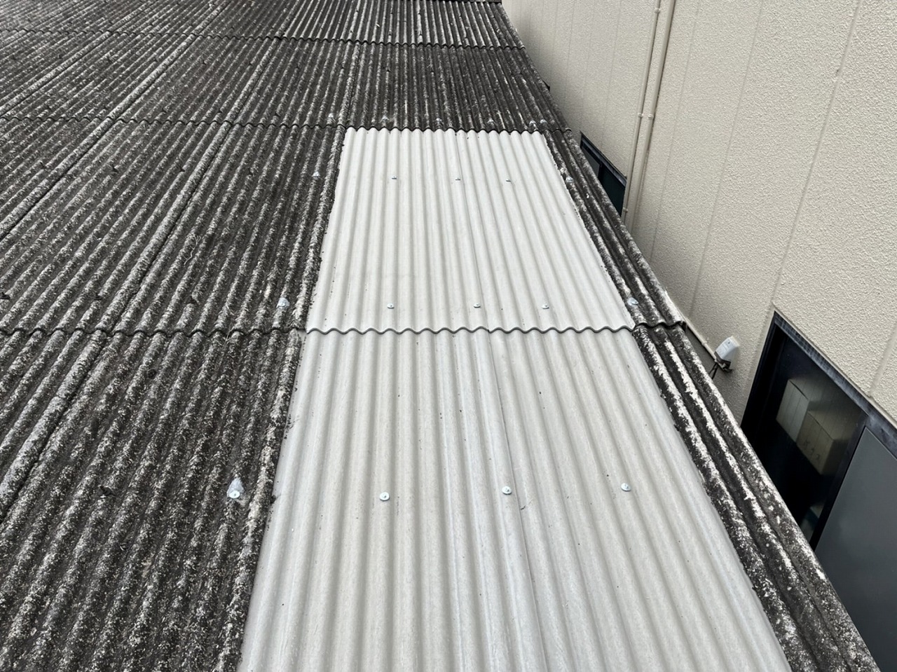 寝屋川市スレート瓦差し換え