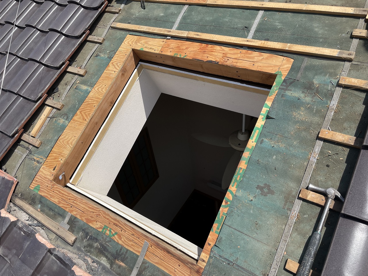 枚方市天窓撤去