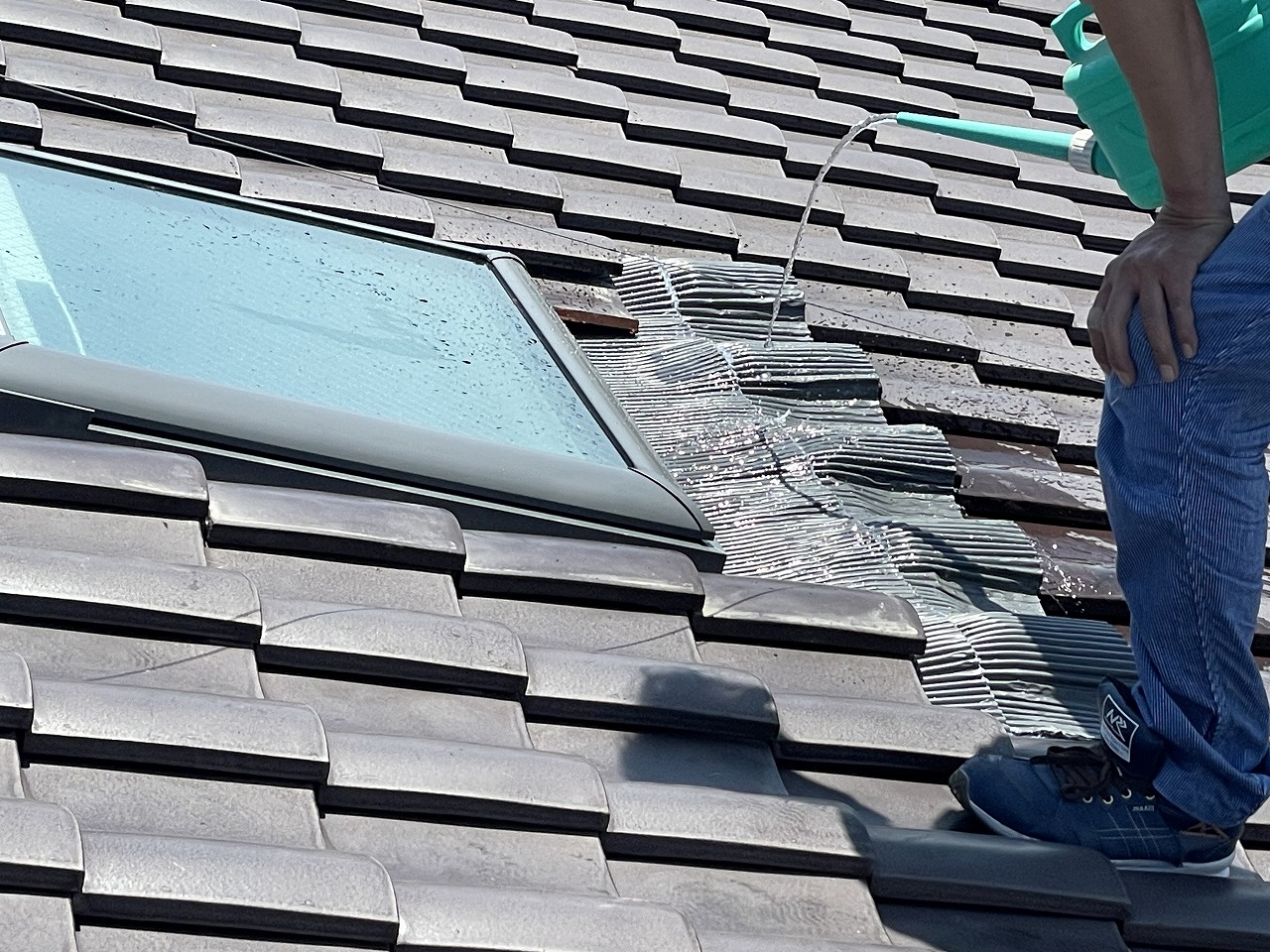 枚方市工事後雨漏り確認