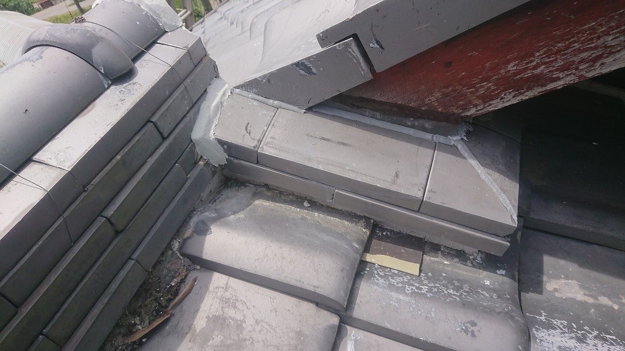 能勢町落ち屋根修繕