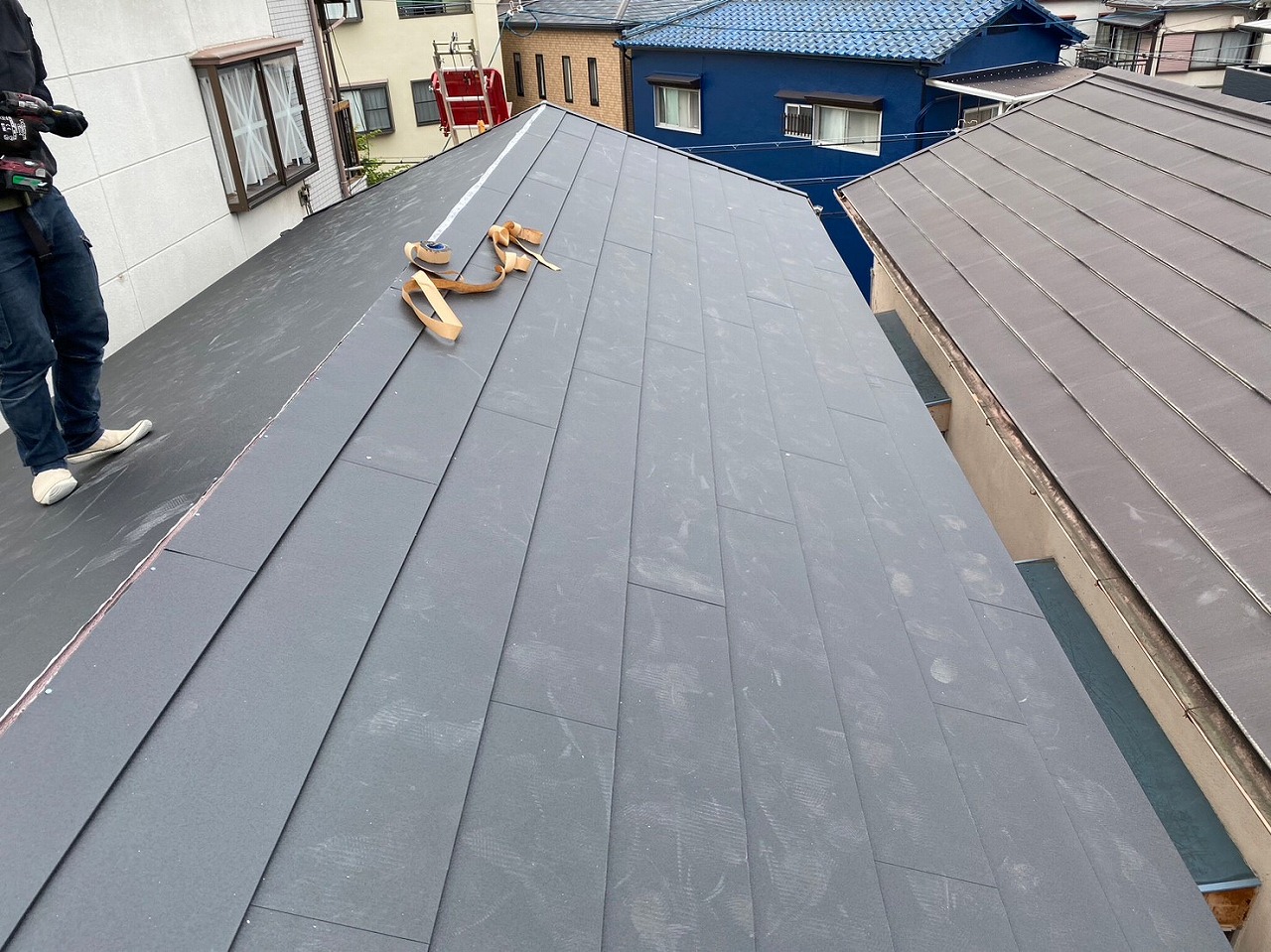 寝屋川市屋根葺き上げ