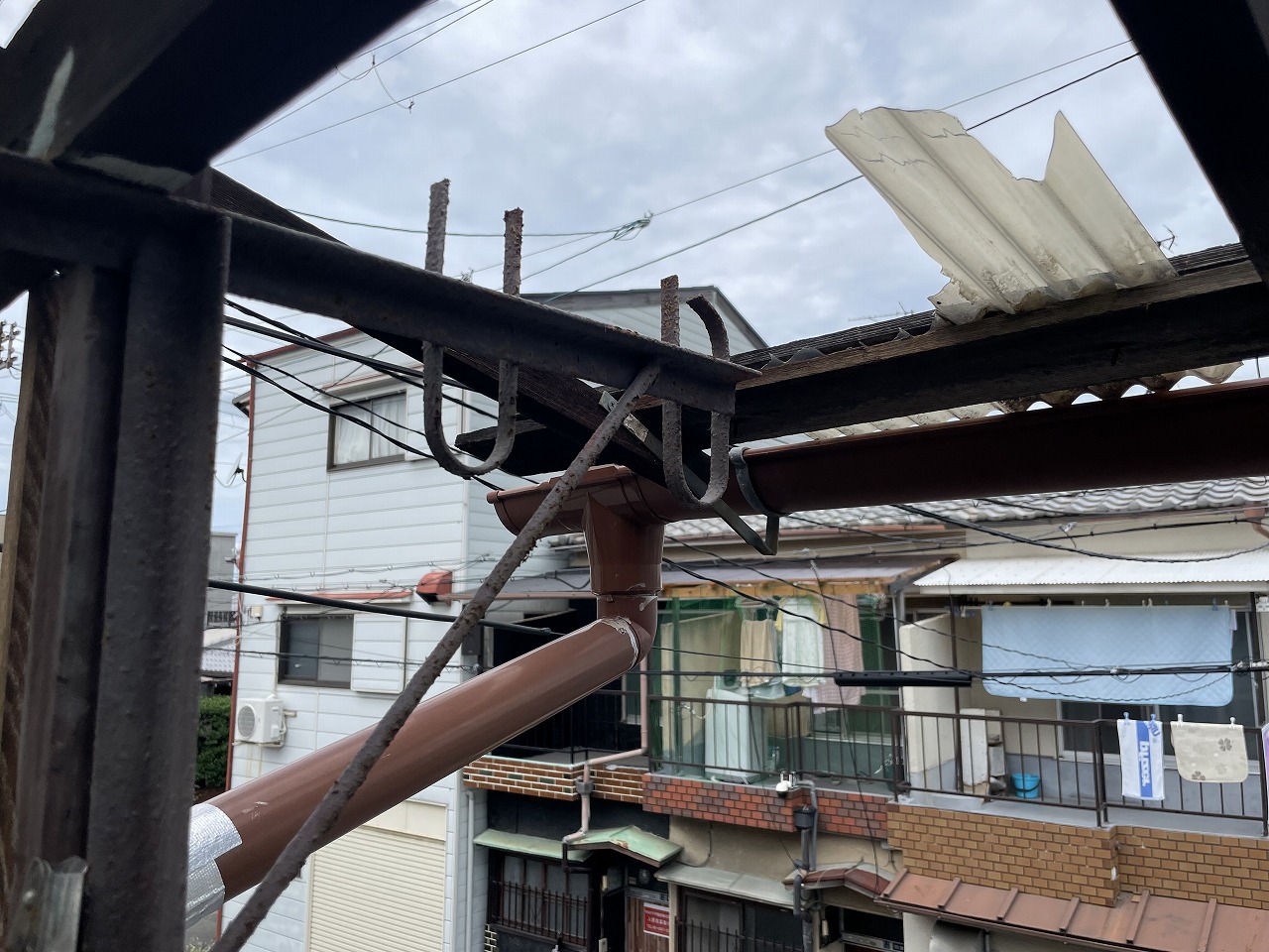 大東市波板破損