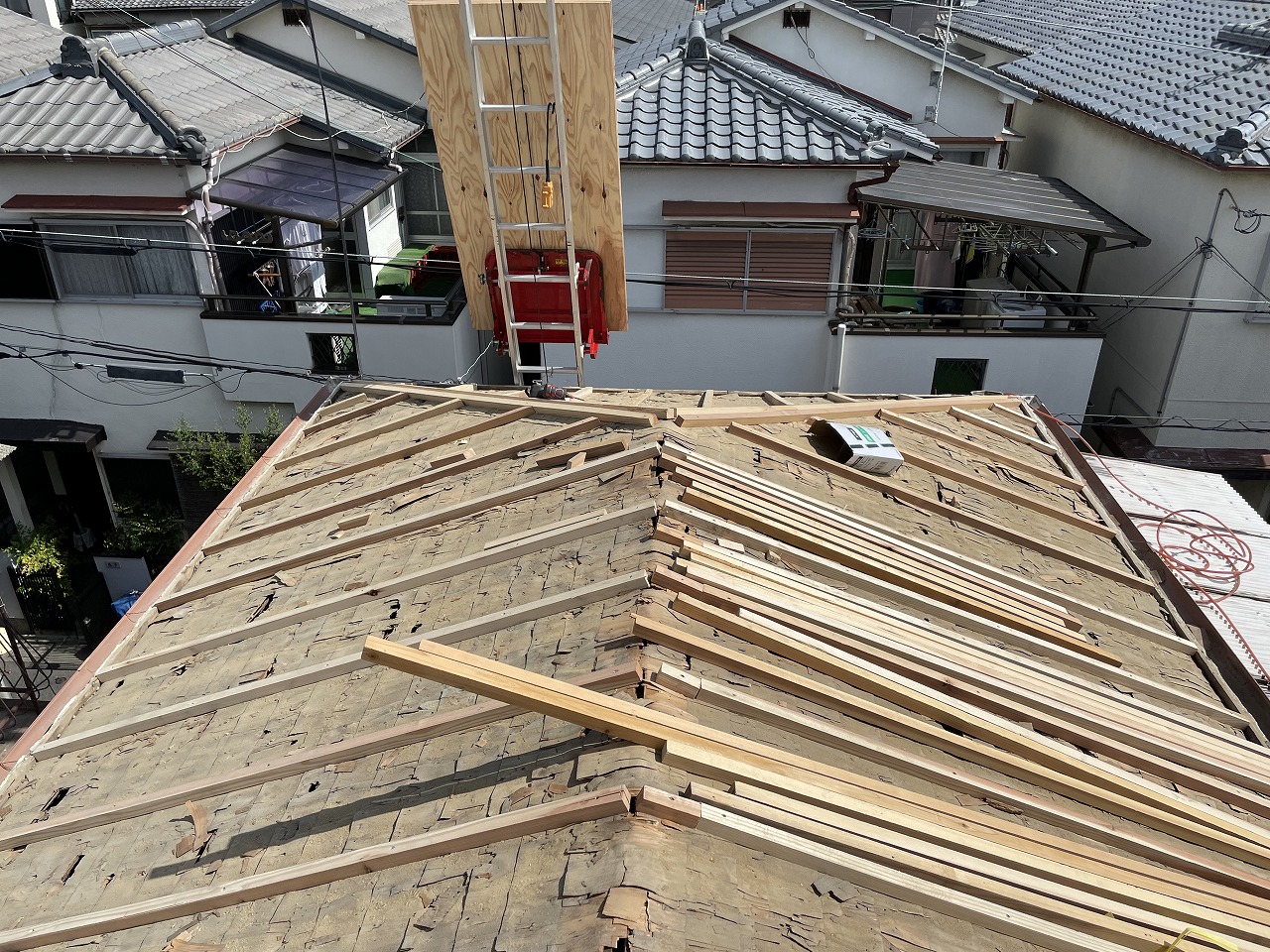 守口市屋根解体