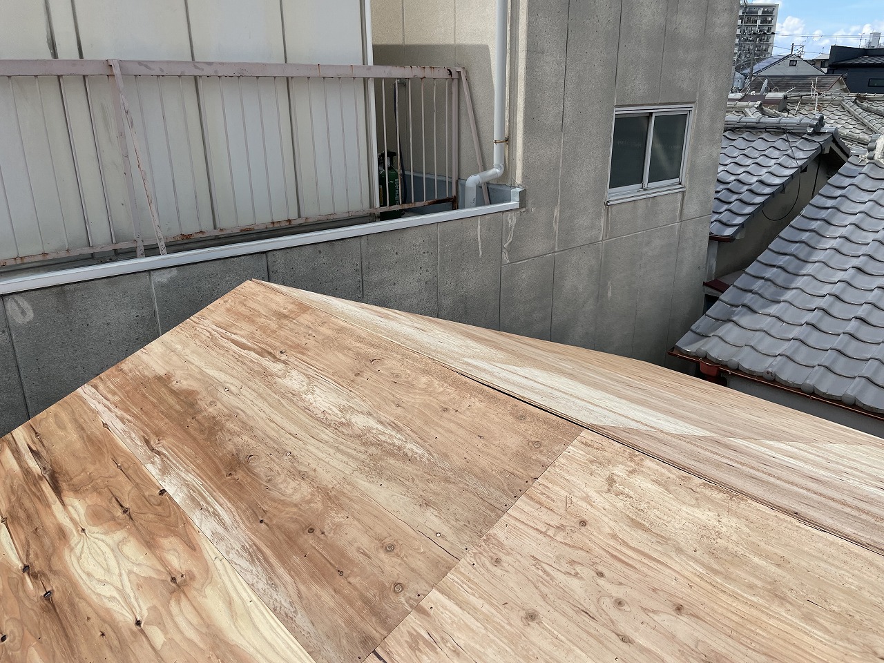 守口市構造用合板貼り