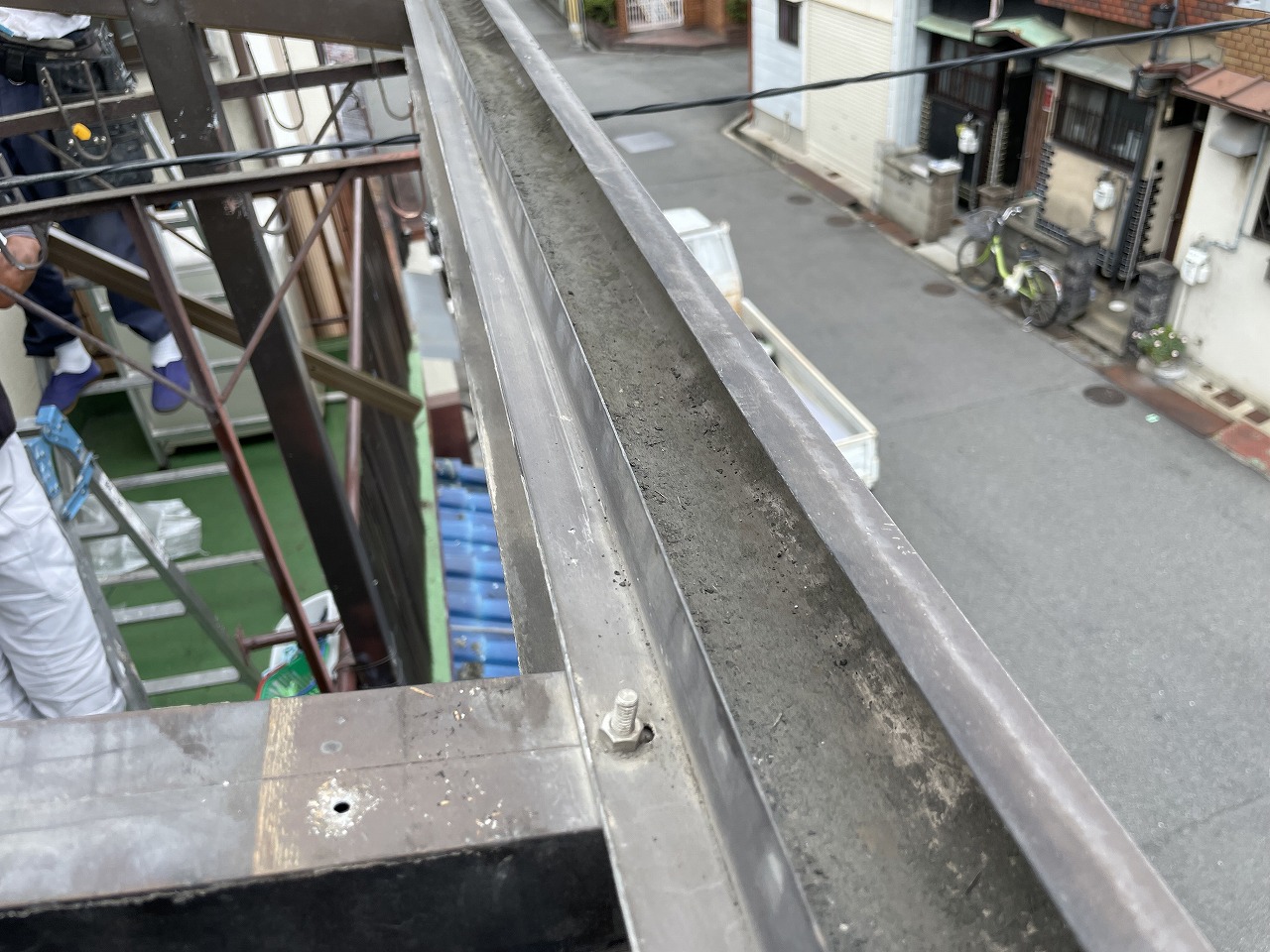 大東市アルミフレーム掃除