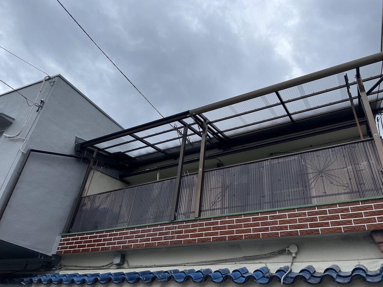 大東市ポリカ波板張替