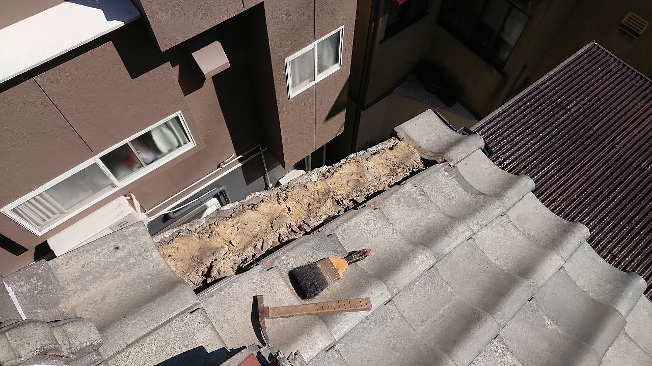 門真市大袖瓦解体