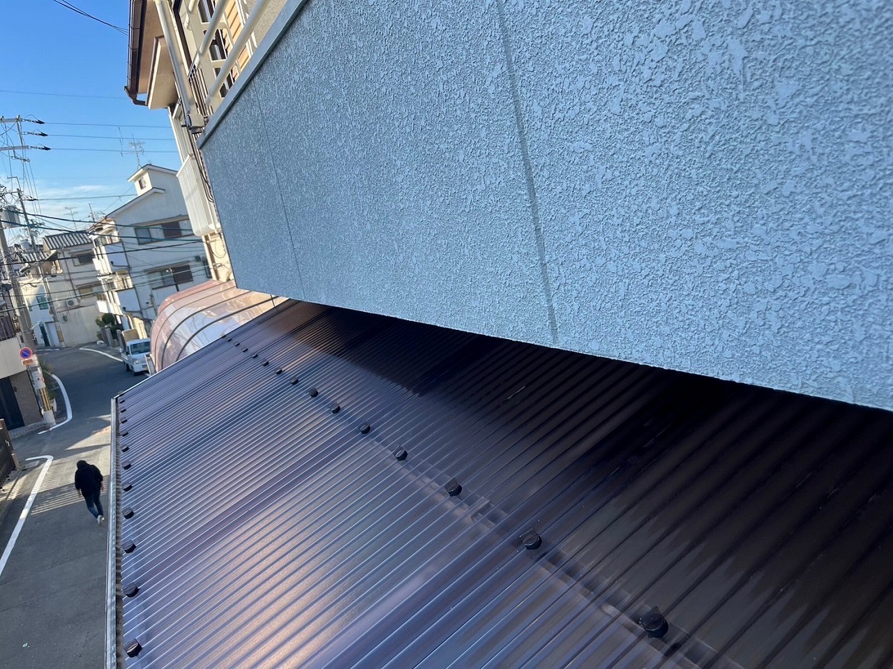 門真市ポリカ波板張り