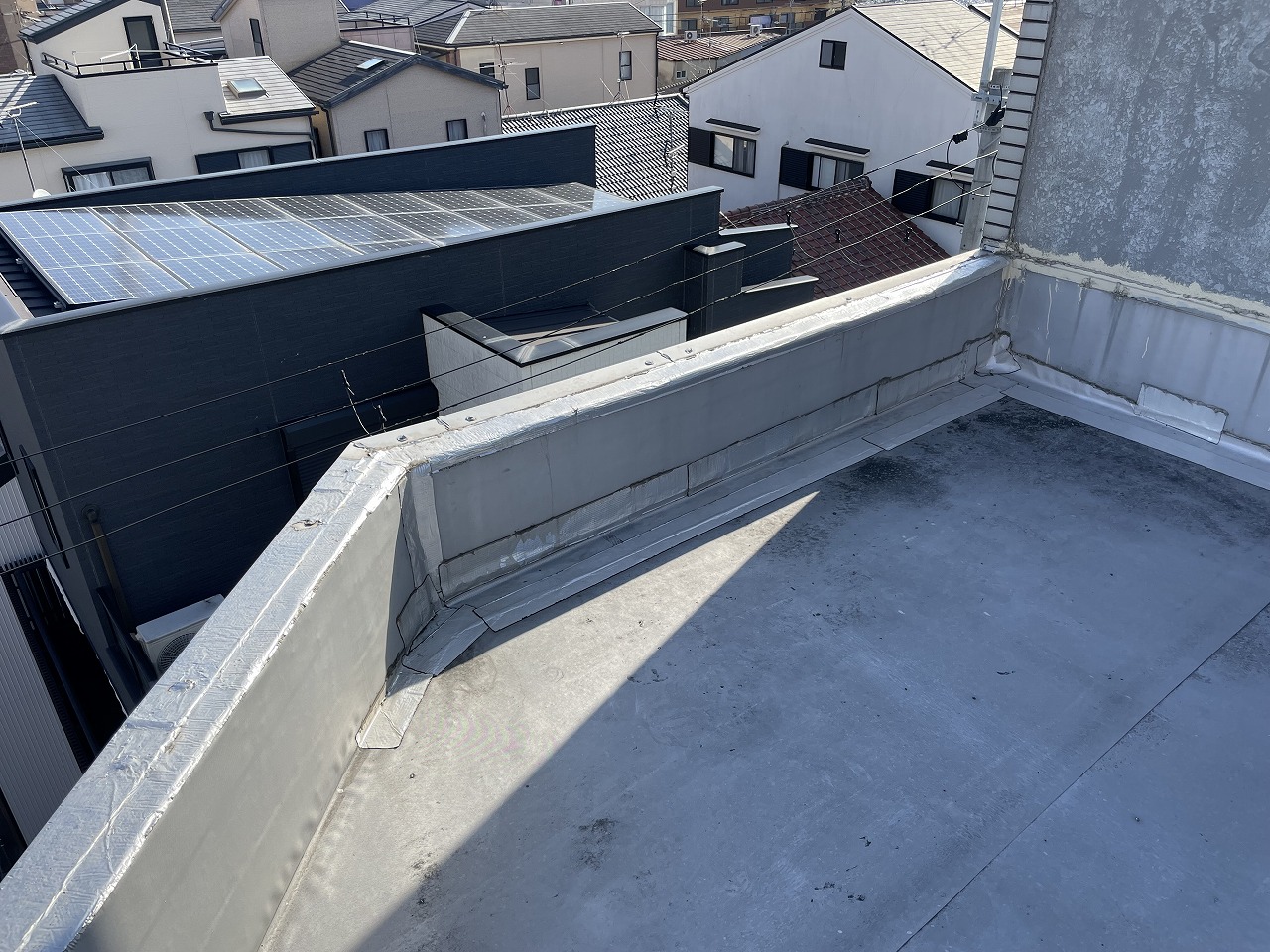 門真市屋上防水経年劣化