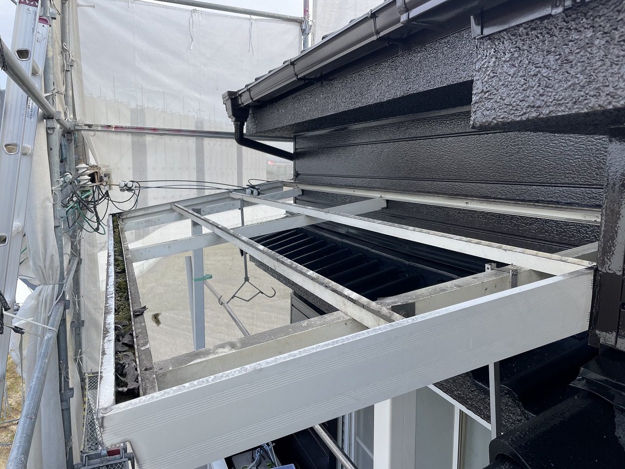 枚方市既存波板解体