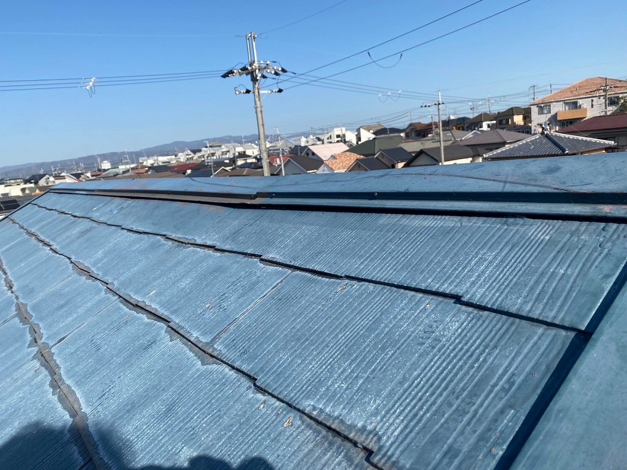 枚方市カラーベスト大屋根