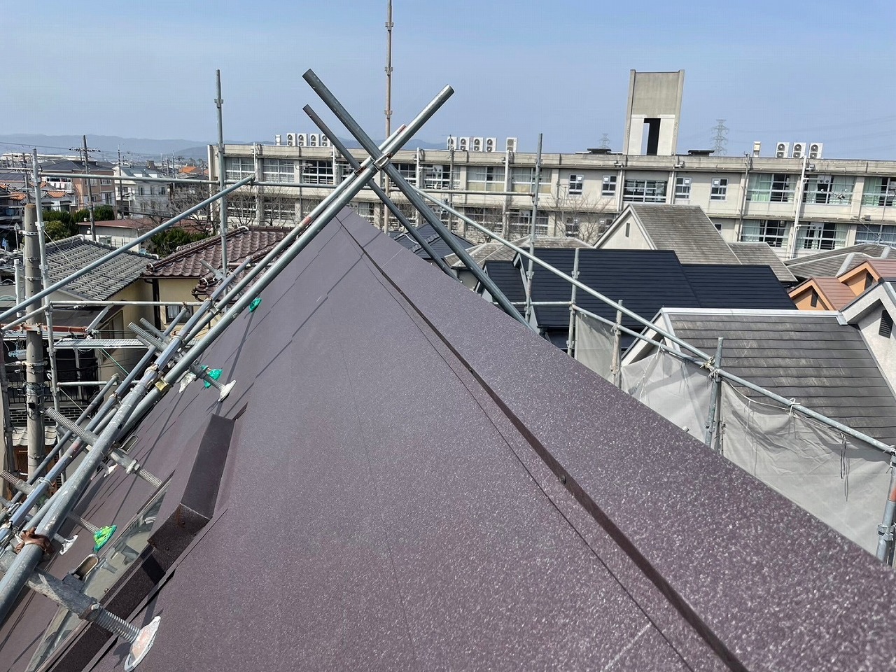 枚方市棟板金取り付け