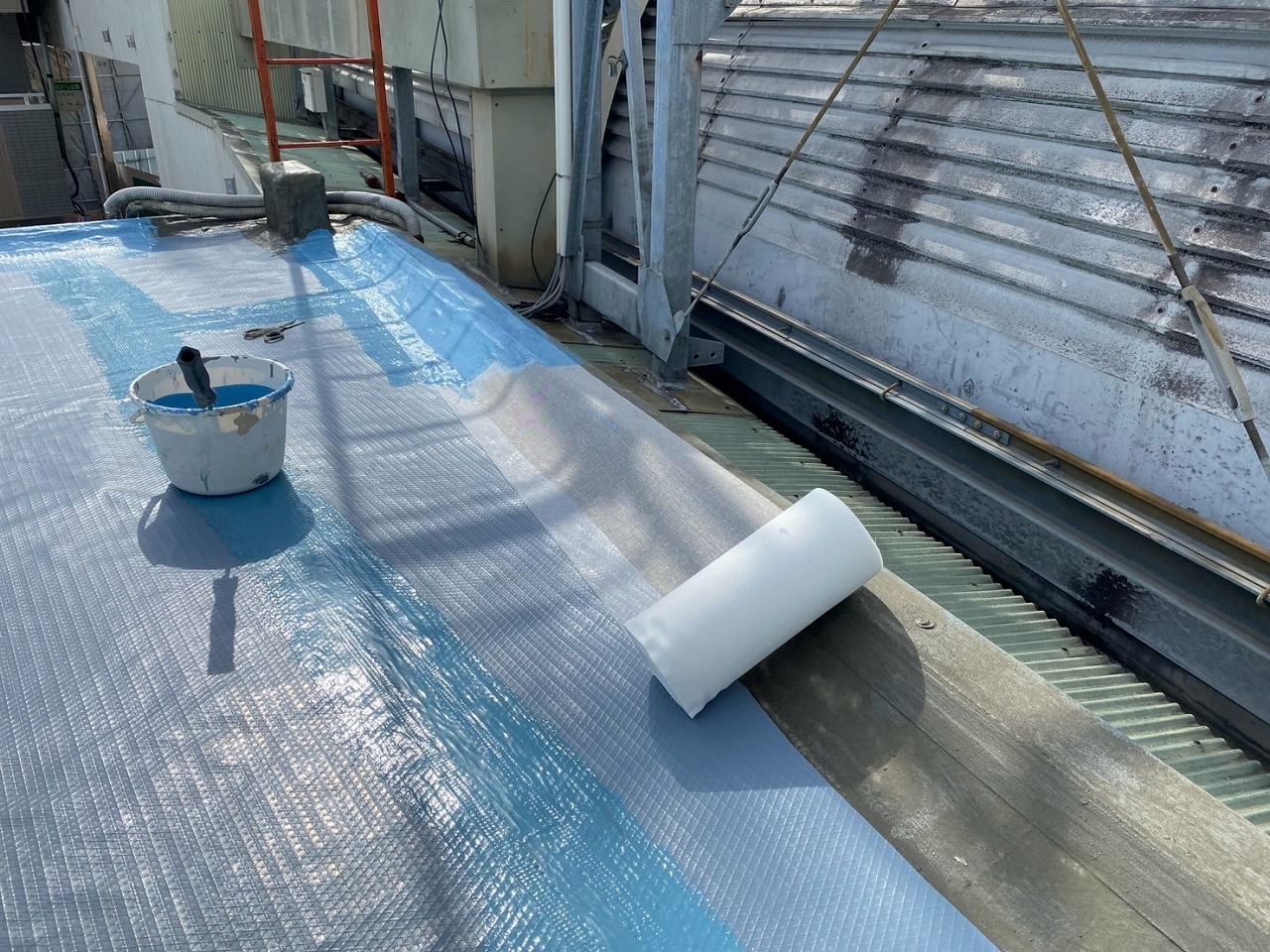 守口市防水工事上塗り