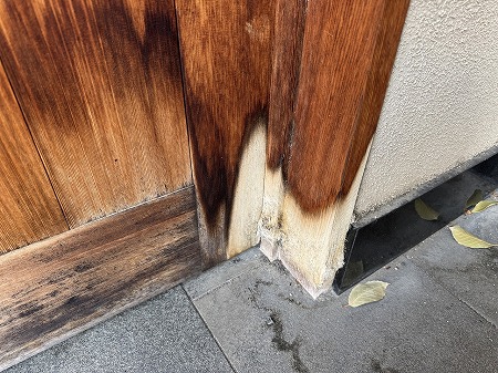 木製建具腐食