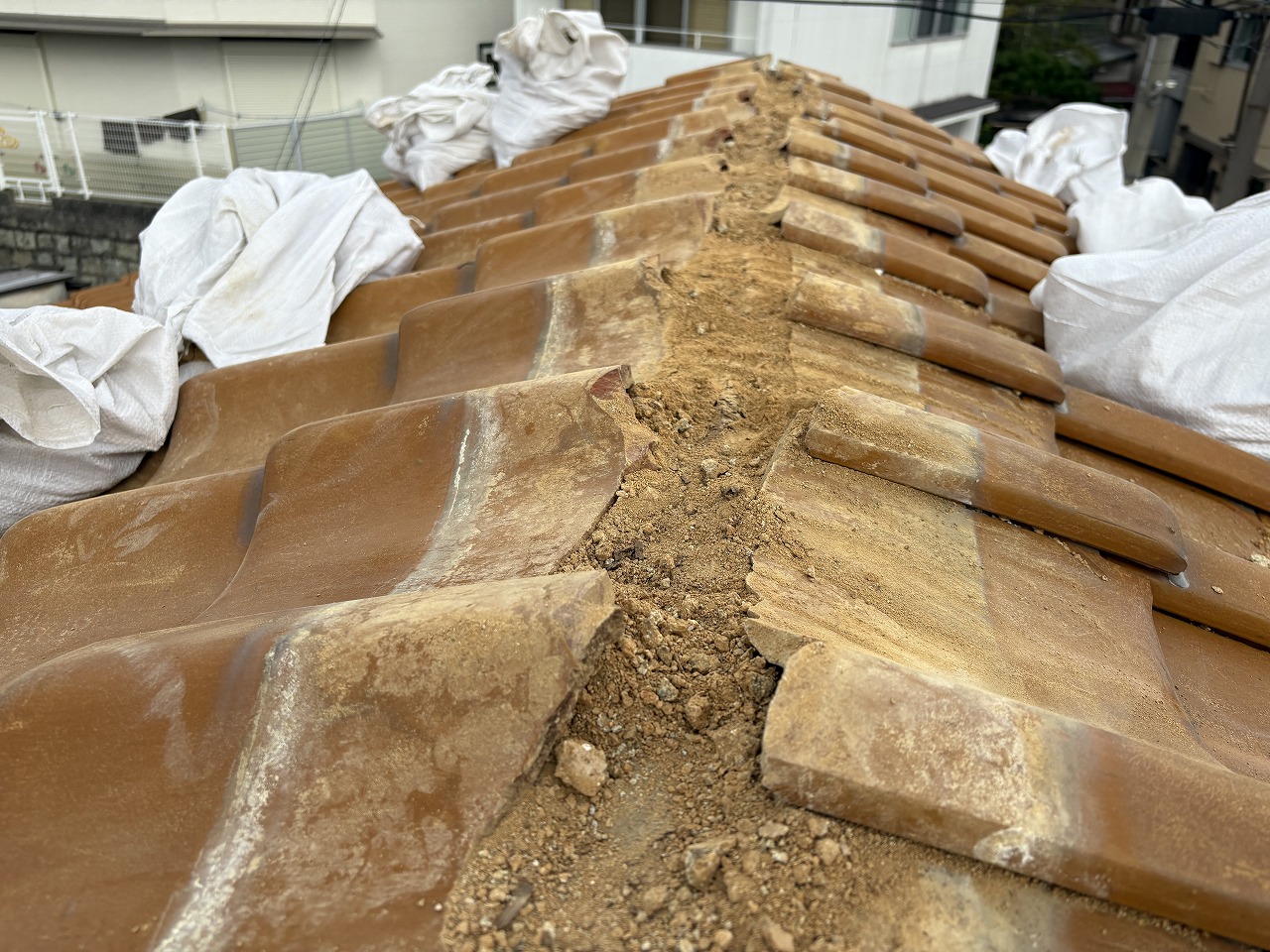 寝屋川市棟下瓦