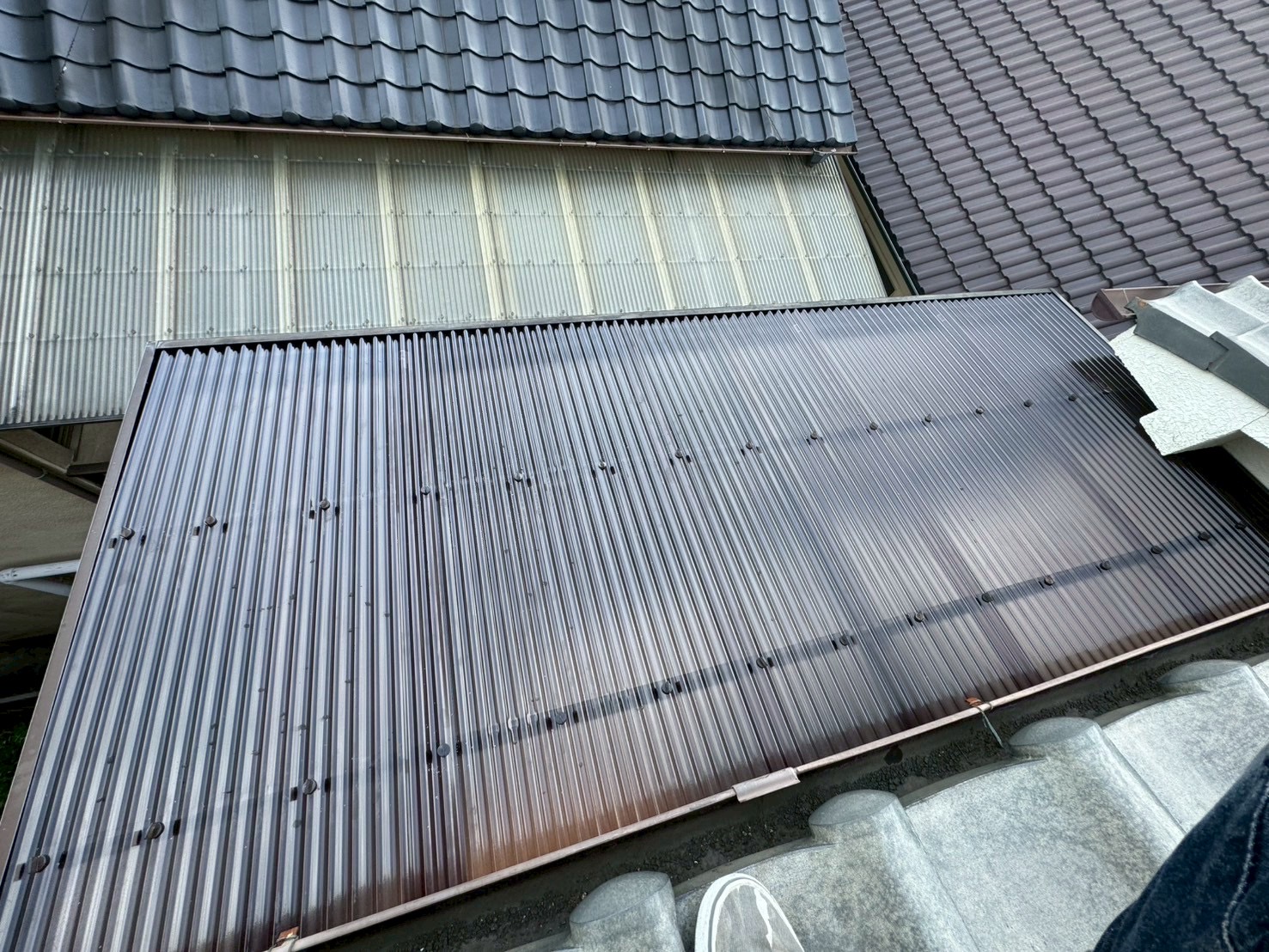 枚方市波板施工後