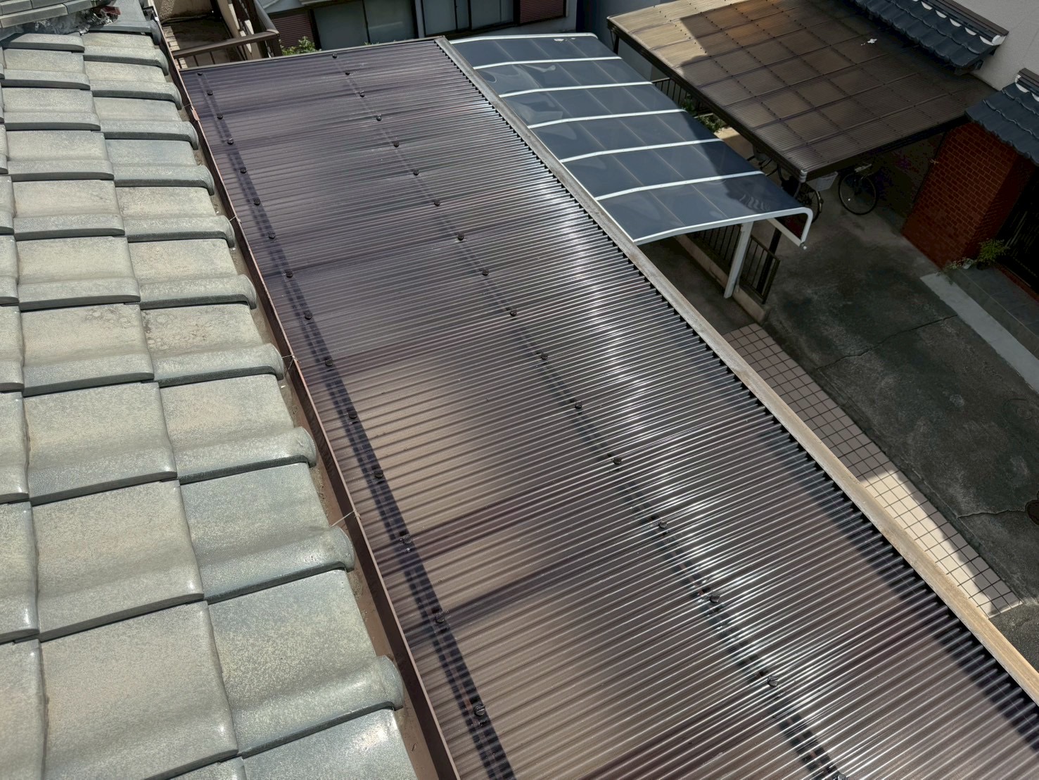 枚方市ポリカ施工