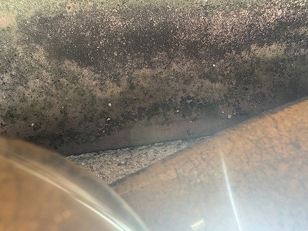 軒先モルタル仕舞