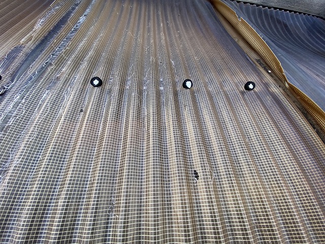 波板傷み　門真市