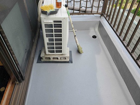 ウレタン防水完了
