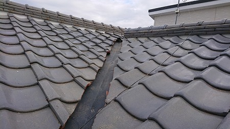 谷板金交換完了