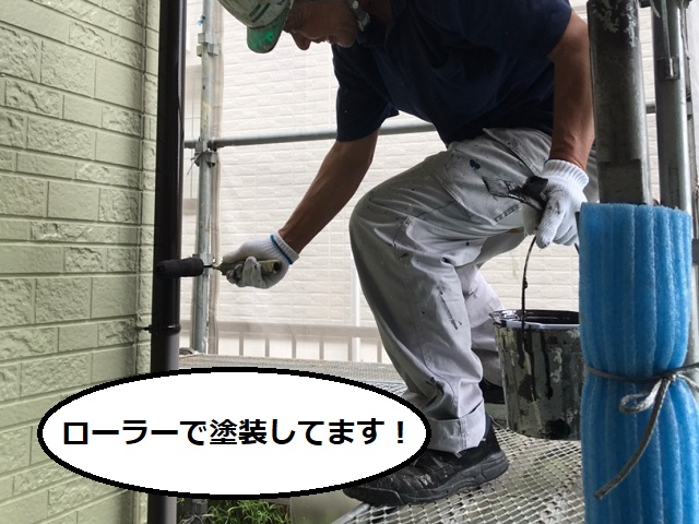 外壁_目地　塗装