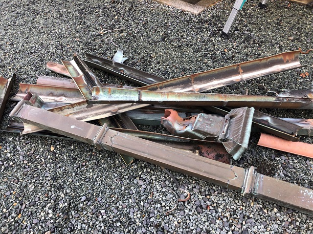 雨どい交換　撤去