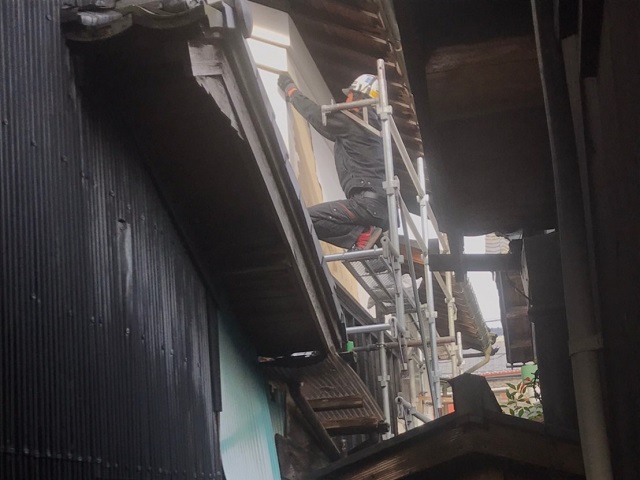 漆喰　壁　補強