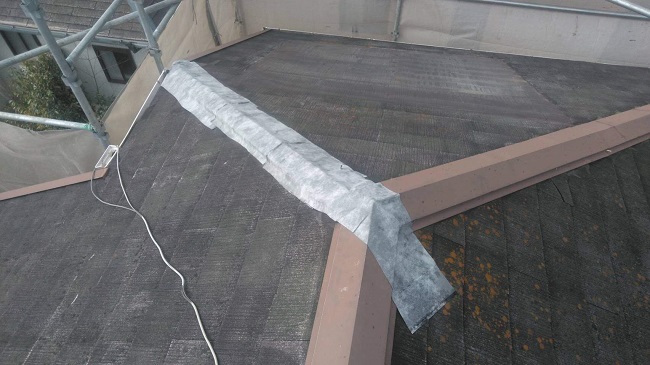 名張市　棟板金　応急処置