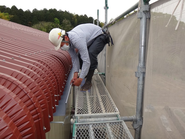 伊賀市　雨樋　取り替え