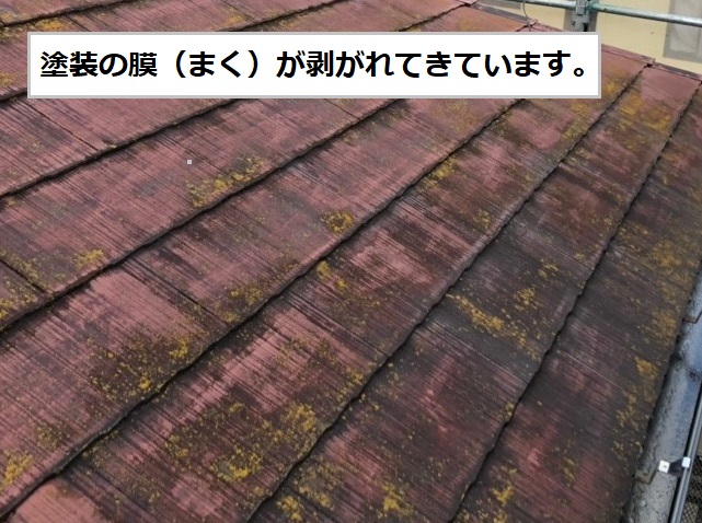 屋根　塗装　剥がれ