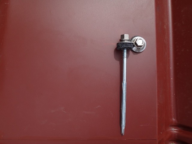 伊賀市屋根改修用ビスパッキン付き