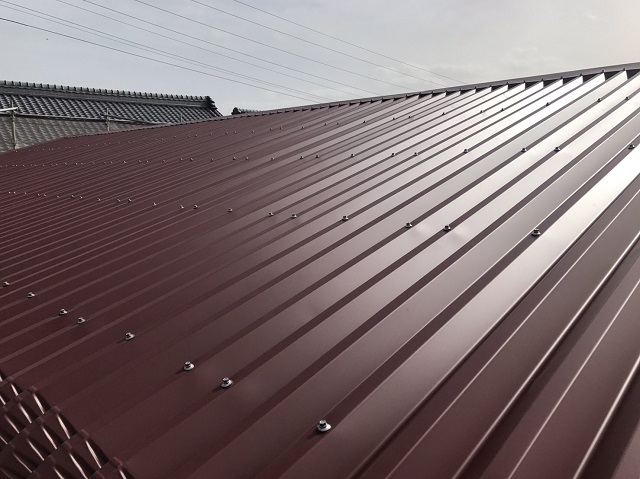 伊賀市　スレート屋根　完工