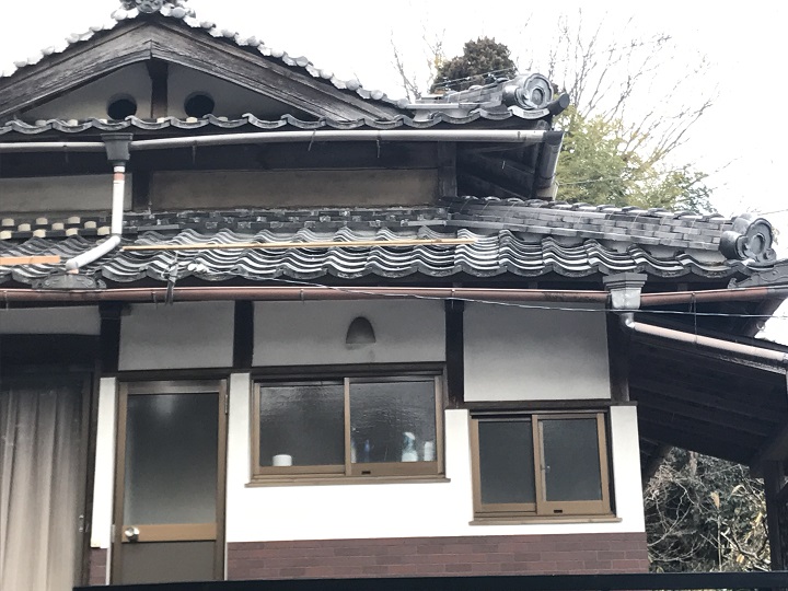 伊賀市 日本家屋の壁 修繕前