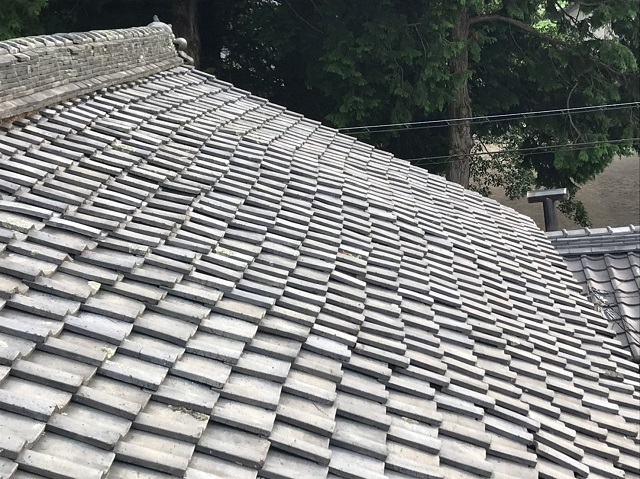 日本瓦　葺き替え