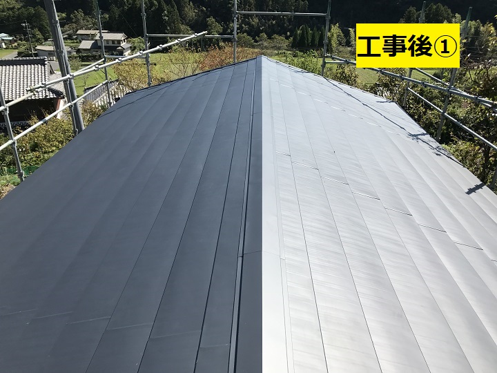 名張市　屋根改修後の写真①