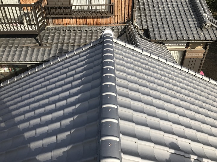 名張市　葺き替え完了